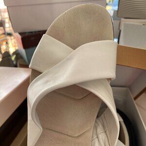 liz claiborne alyssa bright white sonata sandals size 7